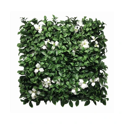 Gambar Cc Grass 50x50 Cm Tanaman Dinding Buatan Gardenia - Putih