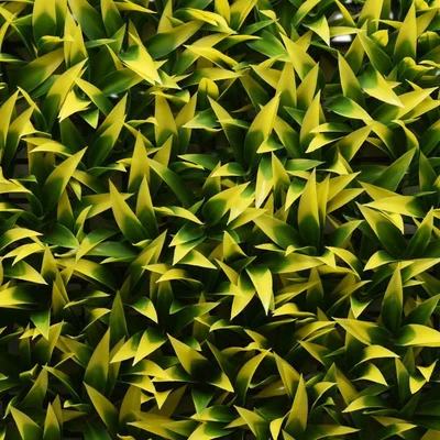 Gambar CC Grass Rumput Artifisial Dinding Podocarpus Nagi 50x50 cm - Hijau/Kuning