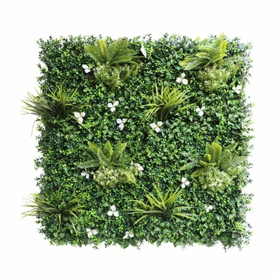Gambar CC Grass Rumput Artifisial Dinding Cliffside Scenery 100x100 cm - Hijau