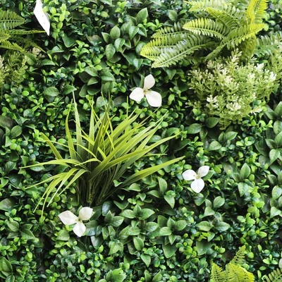 Gambar CC Grass Rumput Artifisial Dinding Cliffside Scenery 100x100 cm - Hijau