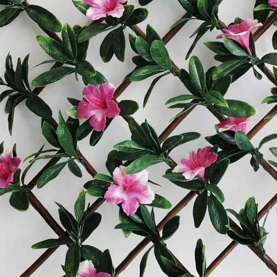 Gambar Cc Grass Tanaman Artifisial Pagar Azalea 200x100 cm - Pink