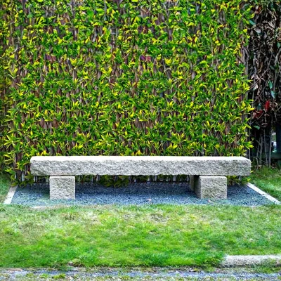 Gambar Cc Grass Tanaman Artifisial Pagar Podocarpus Nagi 200x100 cm - Hijau