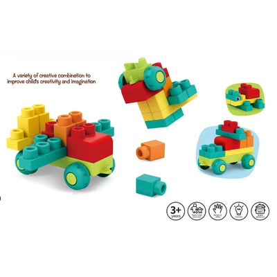 Gambar Bricks Kingdom Set Blocks Soft Rubber Building