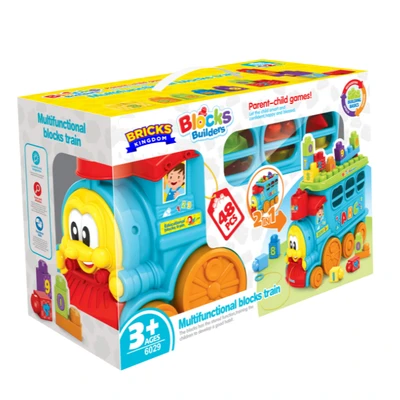 Gambar Bricks Kingdom Set Blocks Building Storage Train