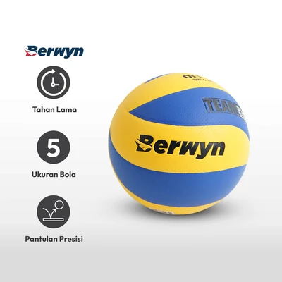 Gambar Berwyn Ukuran 5 Bola Voli Laminated PU - Mix