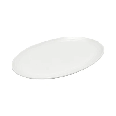 Gambar Appetite Tina Piring Saji Oval Bone China 30.5 cm - Putih