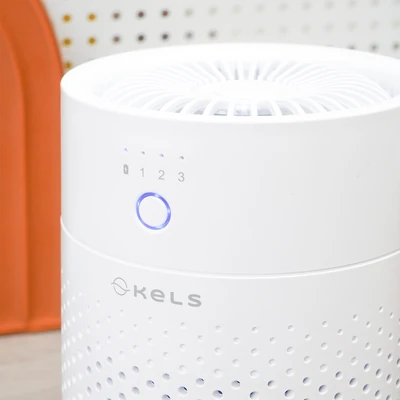 Gambar Kels Levi Air Purifier Portabel 10 m2 CADR 40 m3/jam - Putih