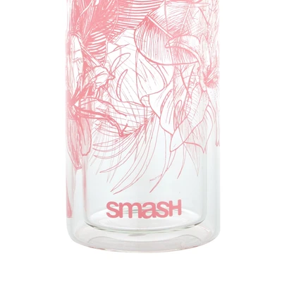 Gambar Smash 350 Ml Botol Minum Dengan Saringan Stainless Steel - Pink