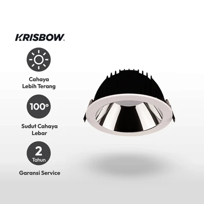 Gambar Krisbow Lampu Downlight LED Highpower SMD 42 Watt 3000K