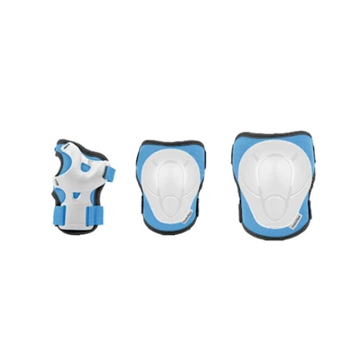 Gambar Yvolution Ukuran S Set Pelindung Lutut & Siku Anak - Biru