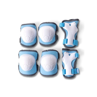 Gambar Yvolution Ukuran S Set Pelindung Lutut & Siku Anak - Biru