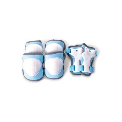 Gambar Yvolution Ukuran S Set Pelindung Lutut & Siku Anak - Biru