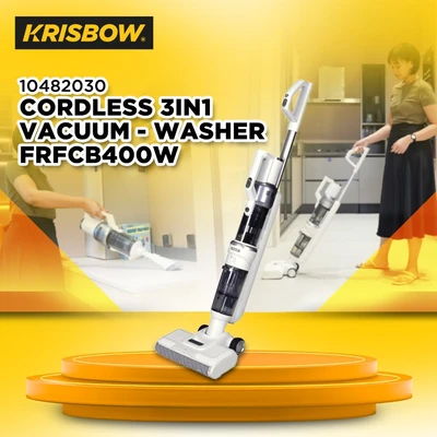 Gambar Krisbow Vacuum Cleaner & Floor Washer Cordless 3-in-1 FRFCB