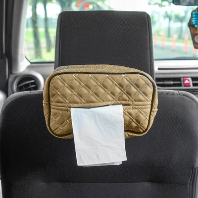 Gambar Otto Klasse Tempat Tisu Mobil Head Rest - Krem Beige