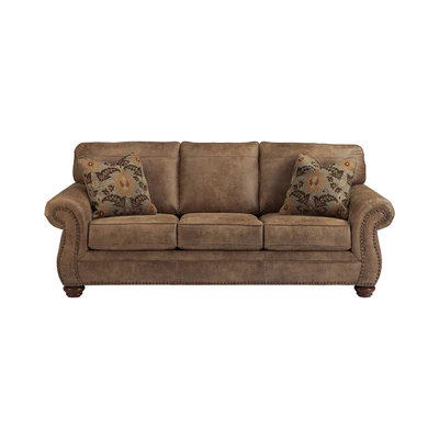 Gambar Ashley Larkinhurst Set Sofa Kulit - Cokelat