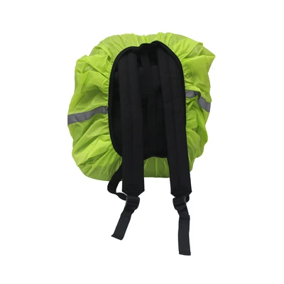Gambar Passport Sarung Tas Ransel Dengan Strip Reflektor - Kuning Lime