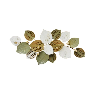 Gambar Informa Hiasan Dinding Multi Leaves Besi 121.3x57.2 cm - Mix