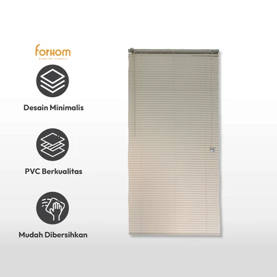 Gambar Forhom Venetian Blind 90x180 cm - Krem Malt