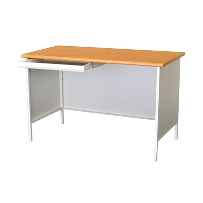 Gambar Informa Denver Meja Kantor - Cokelat Beech/Putih