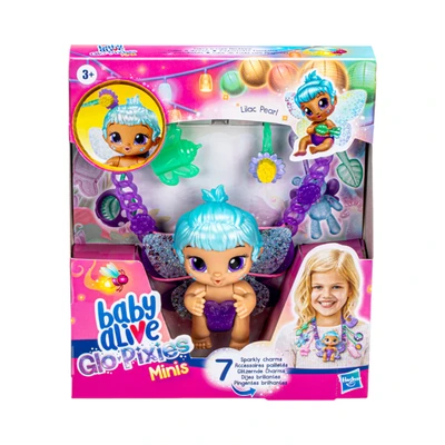 Gambar Baby Alive Boneka Bayi Glo Pixies Minis Lilac Pearl F5844 - Mix