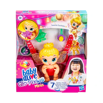 Gambar Baby Alive Set Glo Pixies Minis Sweetie Sunshine F5845