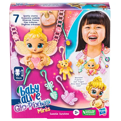 Gambar Baby Alive Set Glo Pixies Minis Sweetie Sunshine F5845