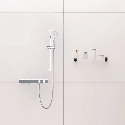 Gambar Acroz Set Hand Shower Dengan Rail J9902 - Abu