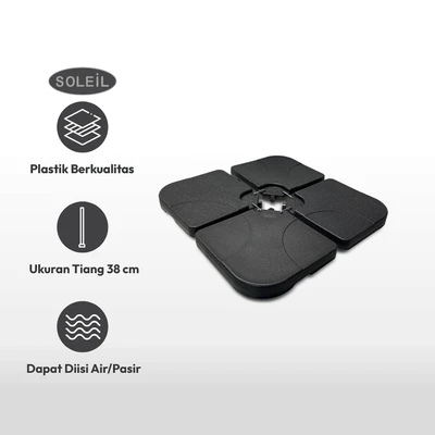 Gambar Soleil Alas Payung Tenda HDPE Set 4 pcs