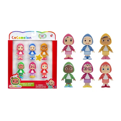 Gambar Cocomelon Set 6 Pcs Figure Shark Theme Cmw0046