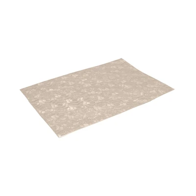Gambar Appetite Lacer Tatakan Piring Floral Set 4 pcs - Gold