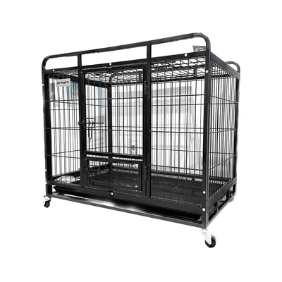Gambar Pet Kingdom Kandang Anjing Heavy Duty 94.5x58.5x84.5 cm - Hitam