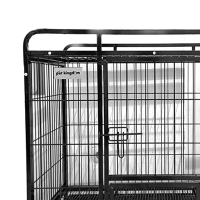 Gambar Pet Kingdom Kandang Anjing Heavy Duty 94.5x58.5x84.5 cm - Hitam