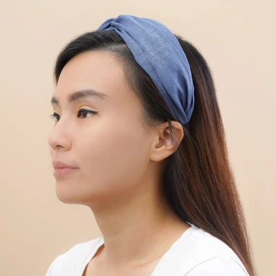 Gambar Ataru Bando Twisted - Biru Dusty