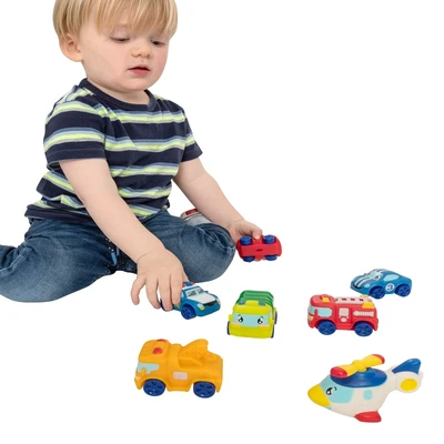 Gambar Little Giggles Diecast Mobil Tiny Teamsterz Cars