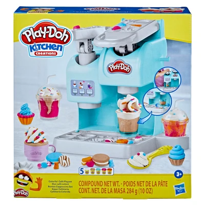 Gambar Play Doh Playset Kitchen Creations Colorful Cafe F4372