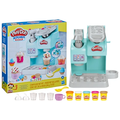 Gambar Play Doh Playset Kitchen Creations Colorful Cafe F4372