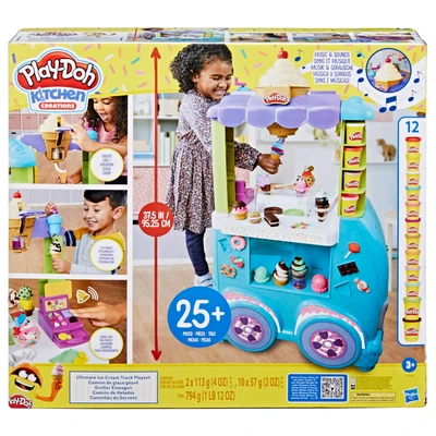 Gambar Play Doh Playset Kitchen Creations Ultimate Ice Cream Truck F1039