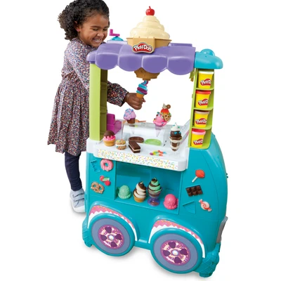 Gambar Play Doh Playset Kitchen Creations Ultimate Ice Cream Truck F1039