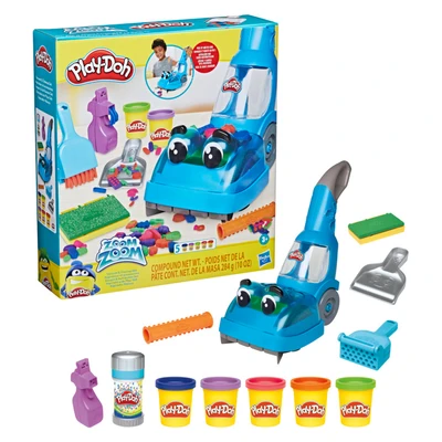 Gambar Play Doh Set Zoom Vacuum & Cleanup F3642
