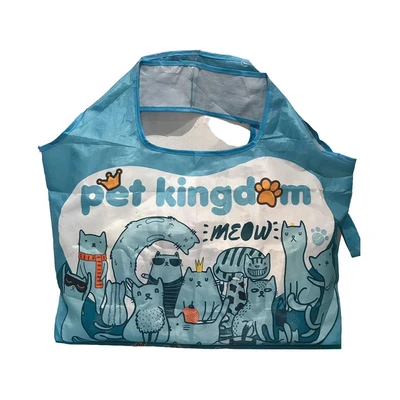 Gambar Informa 58x12x66 cm Pet King Tas Belanja Lipat - Putih/Biru