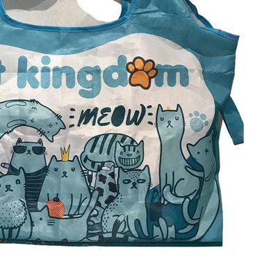 Gambar Informa 58x12x66 cm Pet King Tas Belanja Lipat - Putih/Biru