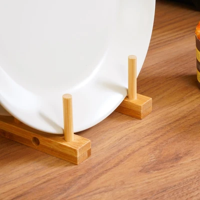 Gambar Appetite Sevyn Piring Makan Dengan Rak Set 4 pcs - Putih Ivory
