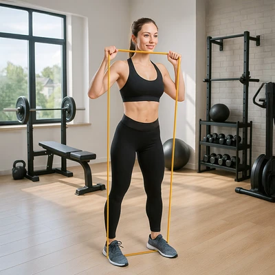 Gambar Kiwikana Ukuran XXS Long Resistance Band - Kuning