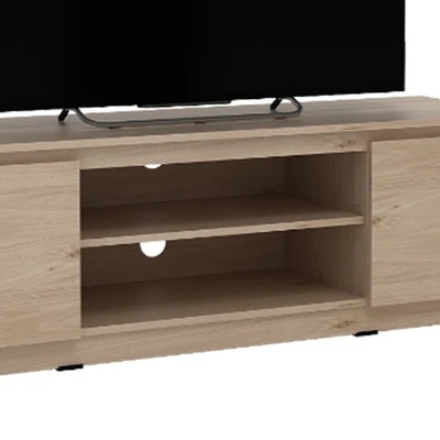 Gambar Selma 117x39.4x45 Cm Laura Rak Tv Jackson Hickory - Cokelat Oak