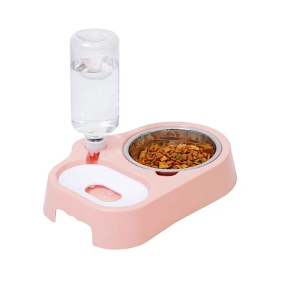 Gambar Paws N Tail Dispenser Makanan Hewan - Pink