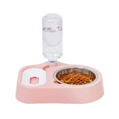 Gambar Paws N Tail Dispenser Makanan Hewan - Pink