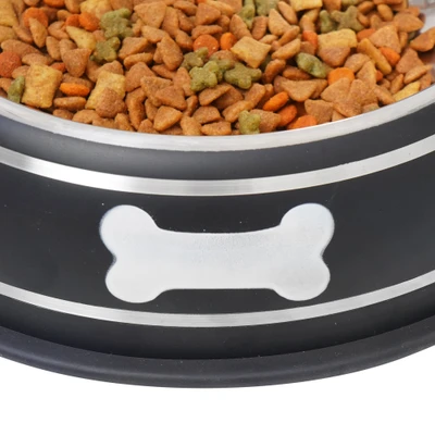Gambar Paws N Tail 940 Ml Tempat Makan Hewan Bone Print