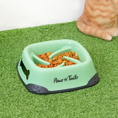 Gambar Paws N Tail 580 Ml Tempat Makan Hewan Anti Slip