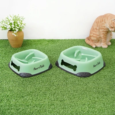 Gambar Paws N Tail 580 Ml Tempat Makan Hewan Anti Slip
