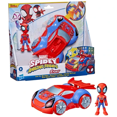 Gambar Spidey Amazing Friends Glow Tech Web Crawler F4530